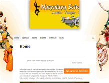 Tablet Screenshot of natyalaya.us